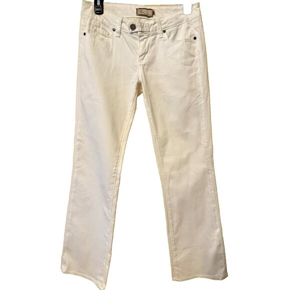 Paige Jeans Women's 28 Low-Rise Flare Abbot Kinney Premium Denim Pants - Picture 1 of 6